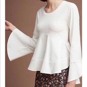Anthropologie Peplum Top
